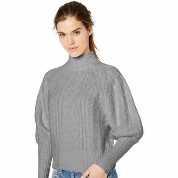 Bcbg Maxazria Wool Blend Cable Knit Sweater Xs Nwt